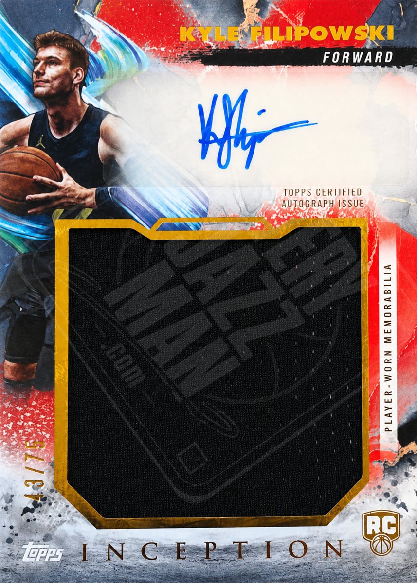 Kyle Filipowski sticker auto