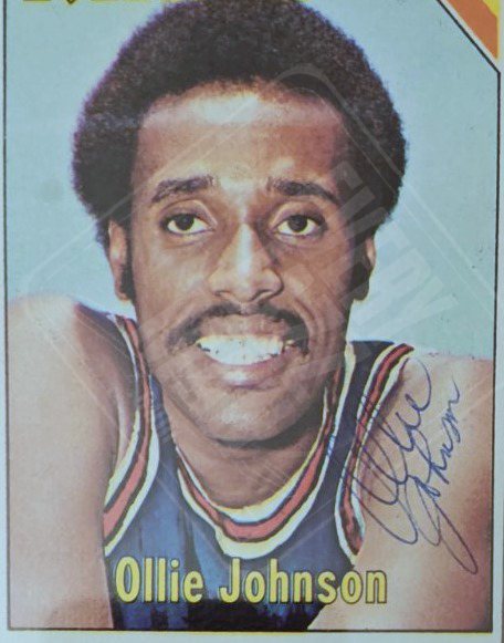 Ollie Johnson on-card auto