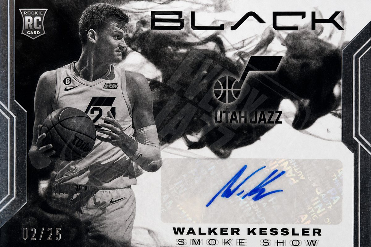 Walker Kessler sticker auto, Utah Jazz uniform